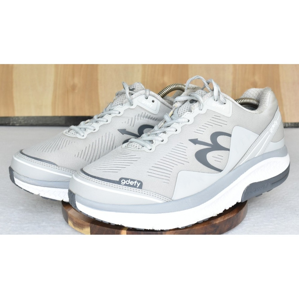 Gravity Defyer G-DEFY Mighty Walk Women Shoes Size 9 Gray Sneakers TB9024FNG